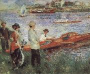 Pierre-Auguste Renoir Oarsmen at Charou Germany oil painting artist